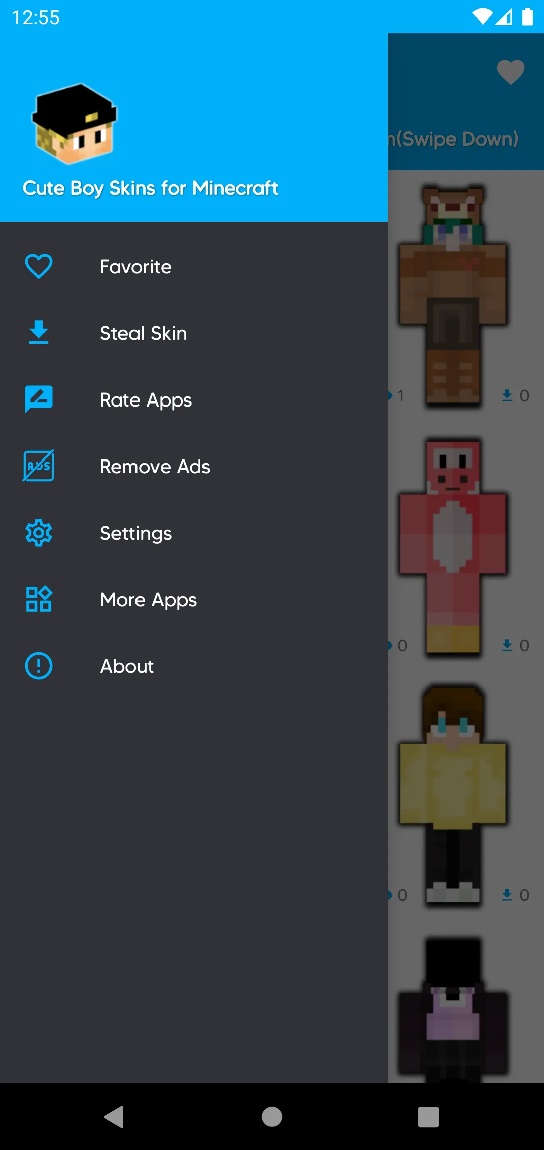 Cute Boy Skins | Indus Appstore | Screenshot