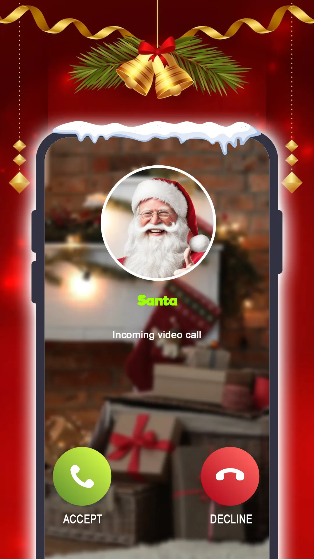 Santa Troll Call: Fake Video | Indus Appstore | Screenshot