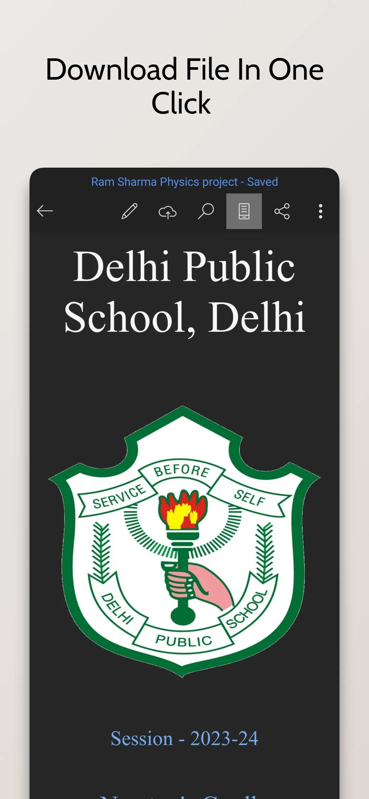 School/College FrontPage Maker | Indus Appstore | Screenshot