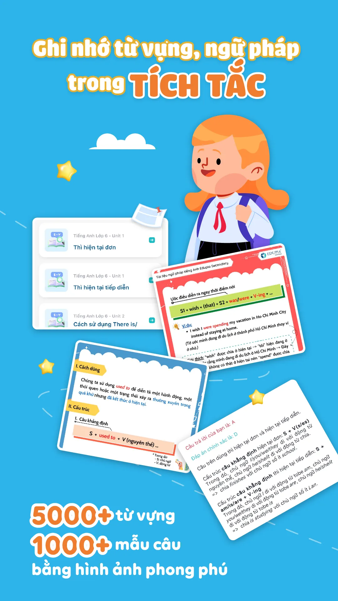 EDUPIA THCS - Tiếng Anh Cấp 2 | Indus Appstore | Screenshot