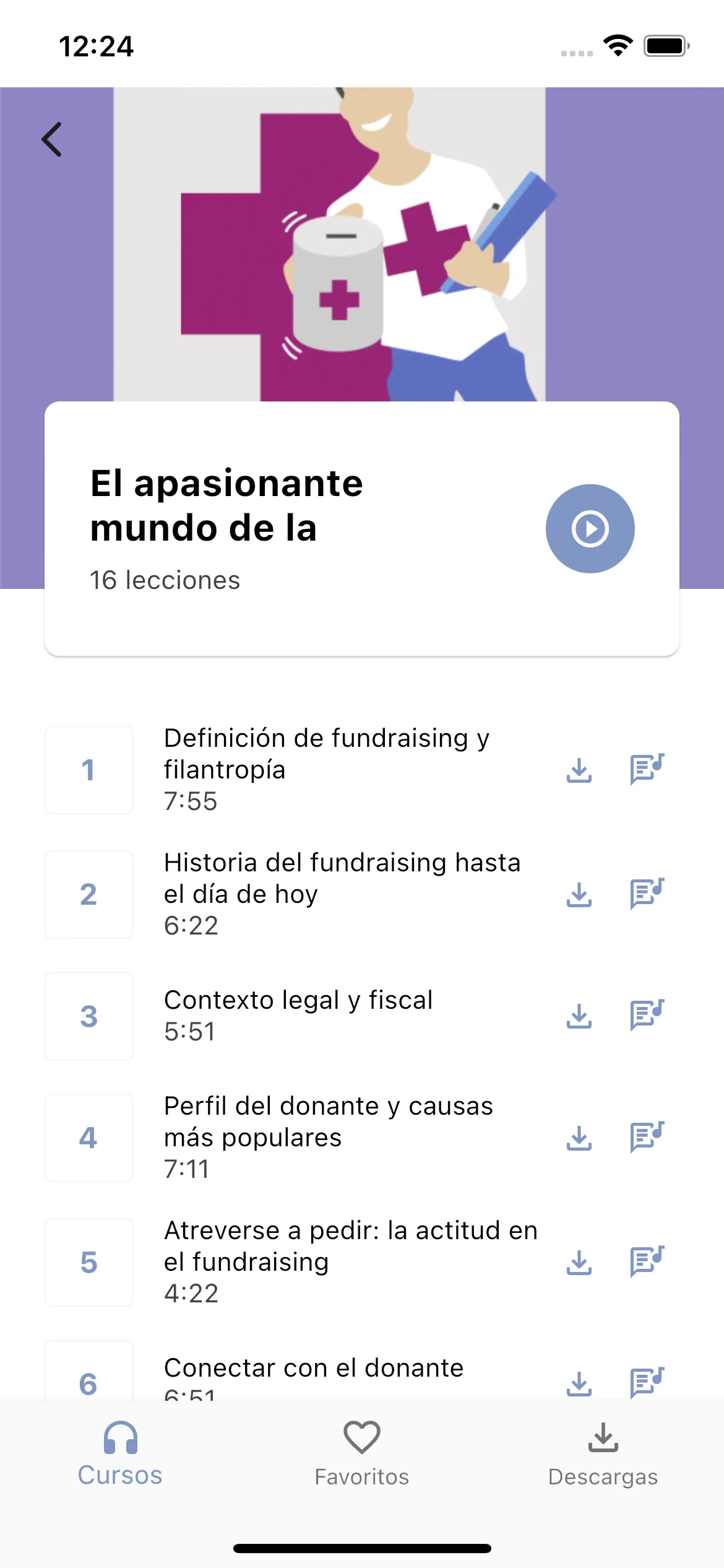 AudioCursos | Indus Appstore | Screenshot