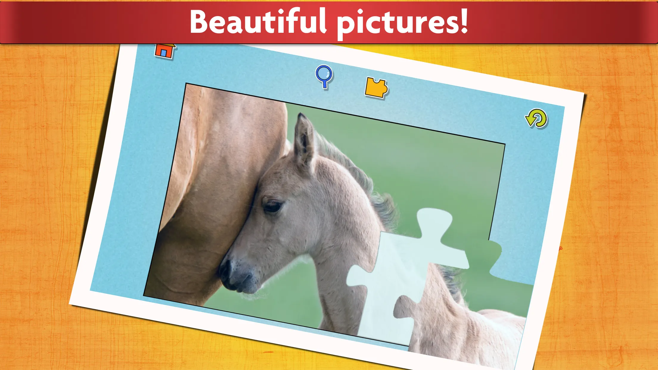 Horse Jigsaw Puzzles Game Kids | Indus Appstore | Screenshot