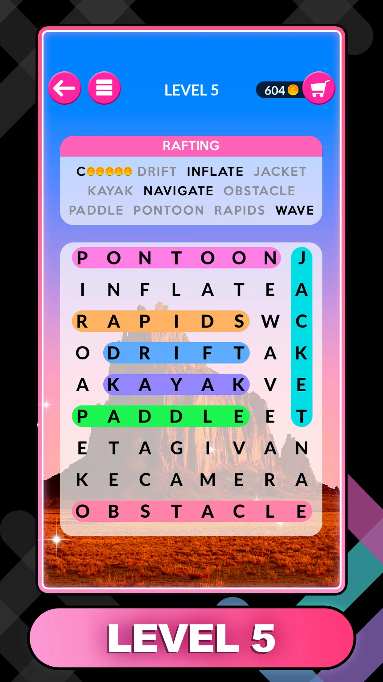 Wordscapes Search | Indus Appstore | Screenshot