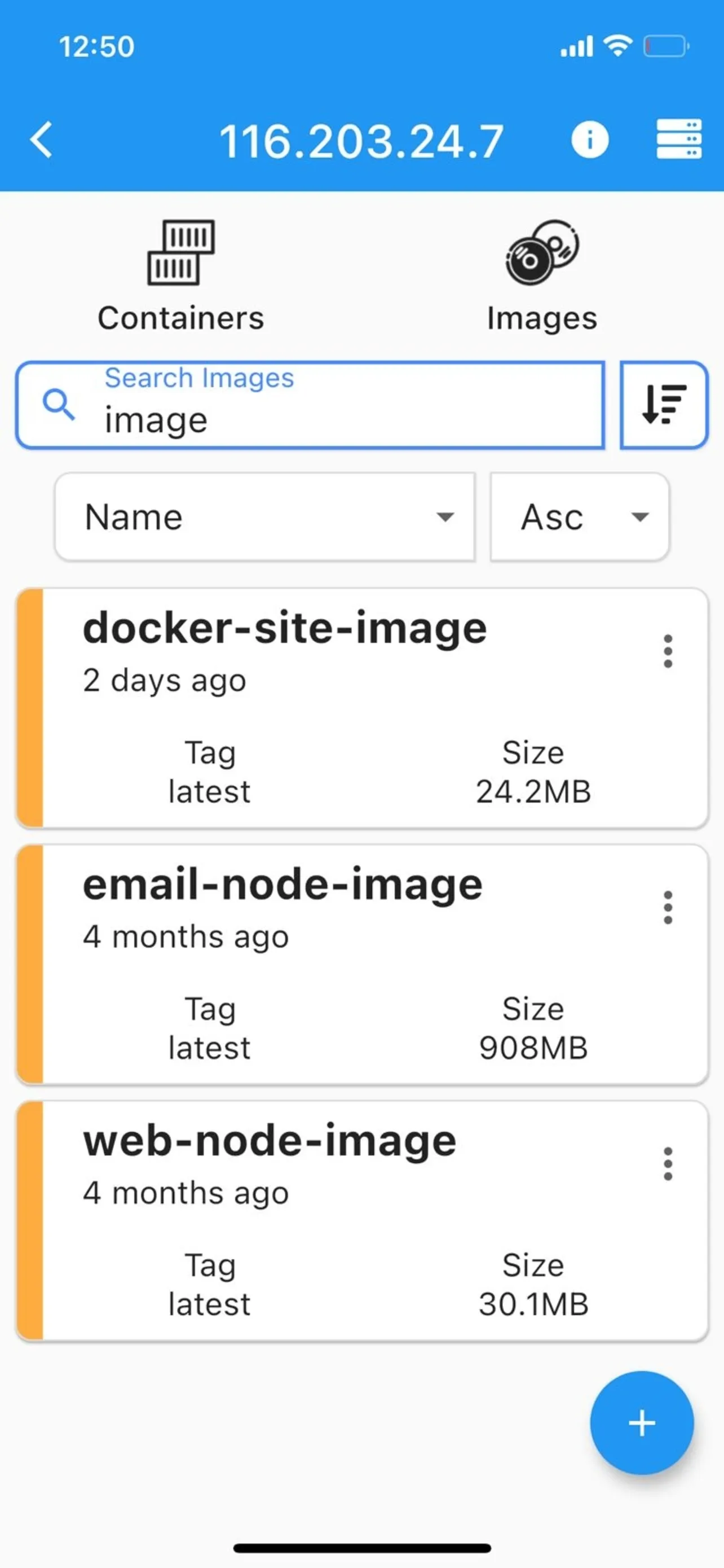 Docker Management Lite | Indus Appstore | Screenshot