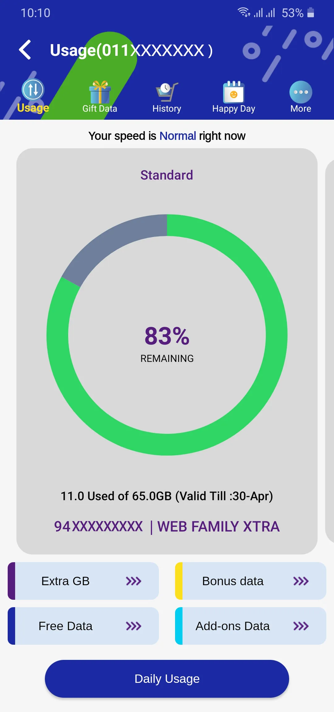 MySLT | Indus Appstore | Screenshot