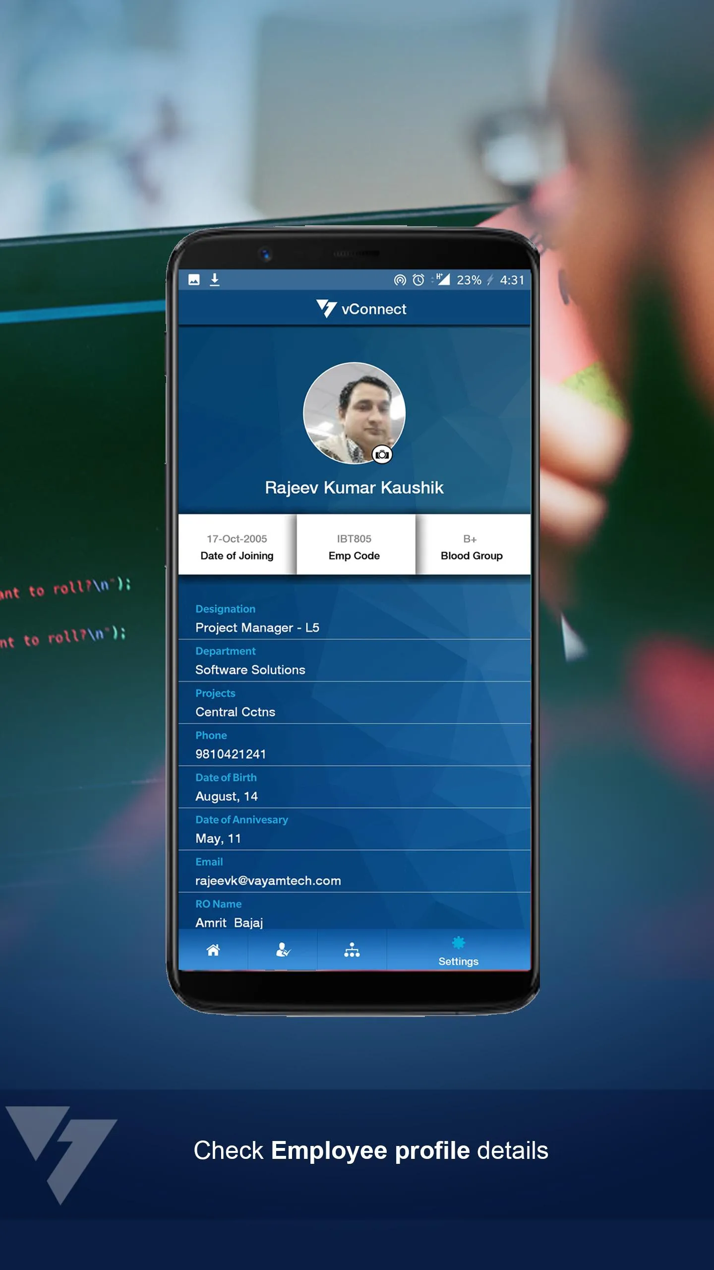 vConnect | Indus Appstore | Screenshot