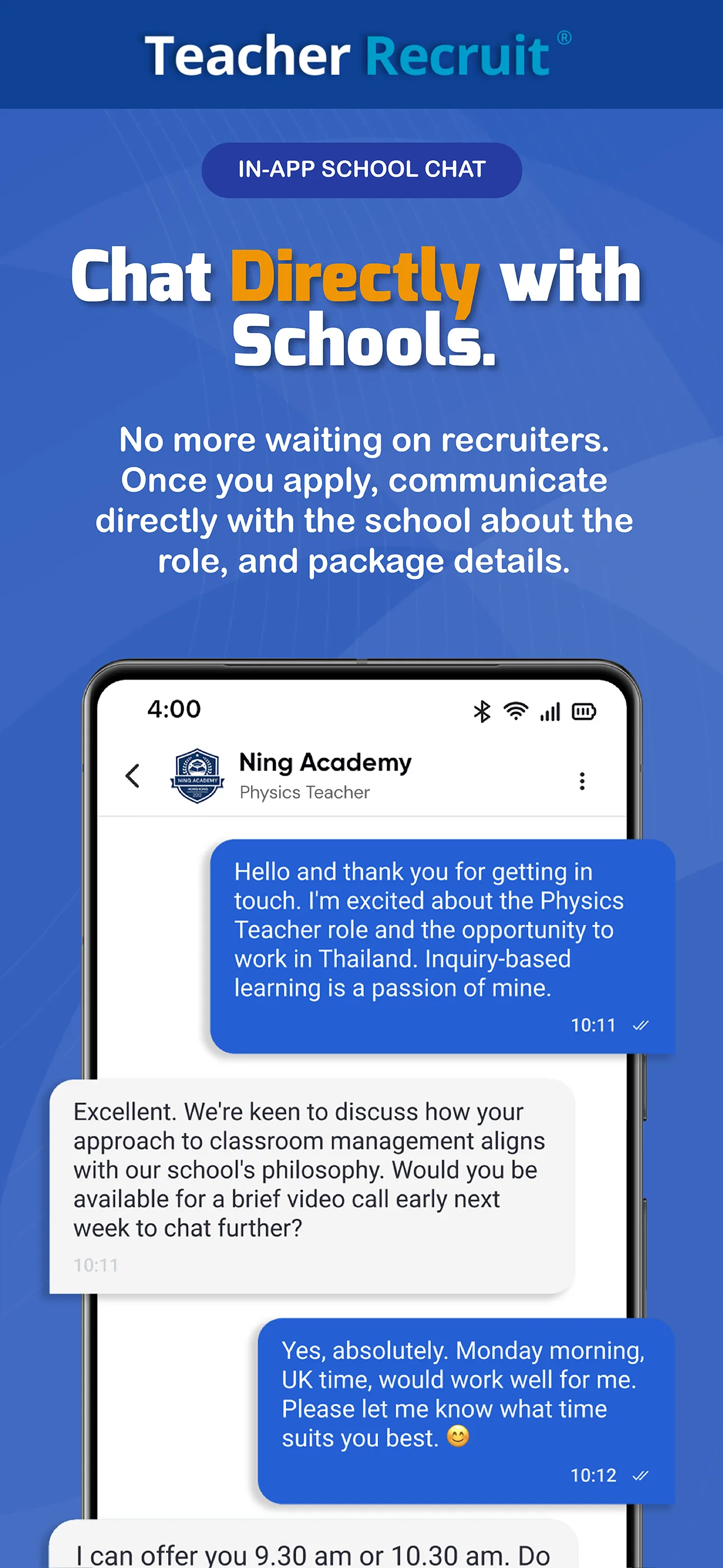 Teacher Recruit | Indus Appstore | Screenshot