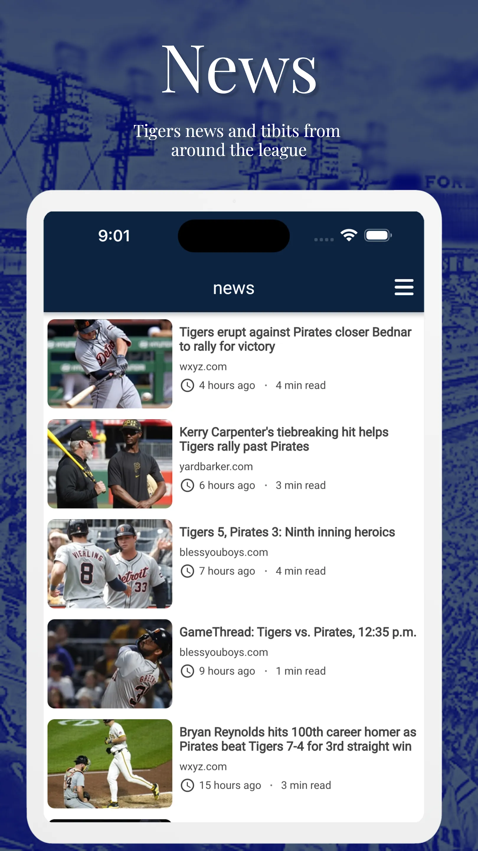 Detroit Baseball Tiger Edition | Indus Appstore | Screenshot