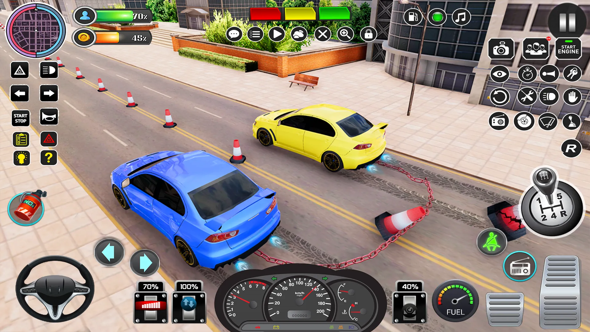 Chained Car Racing Stunts Game | Indus Appstore | Screenshot