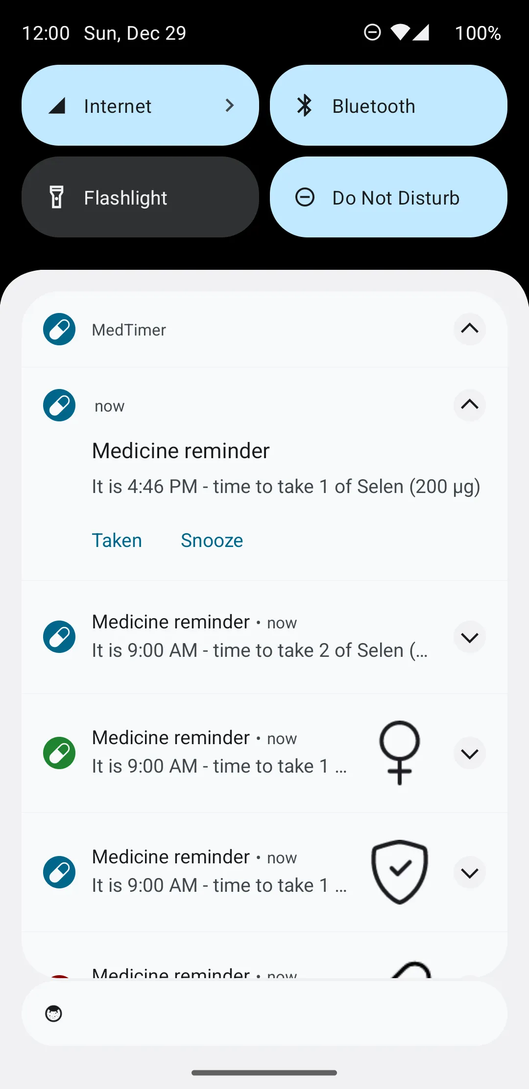 MedTimer | Indus Appstore | Screenshot