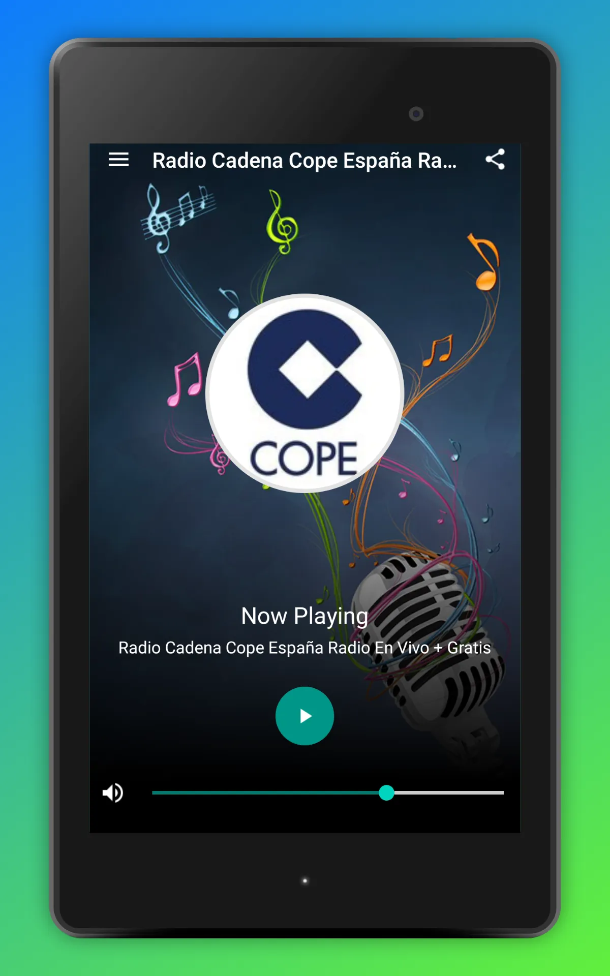 Radio Cadena Cope FM España | Indus Appstore | Screenshot