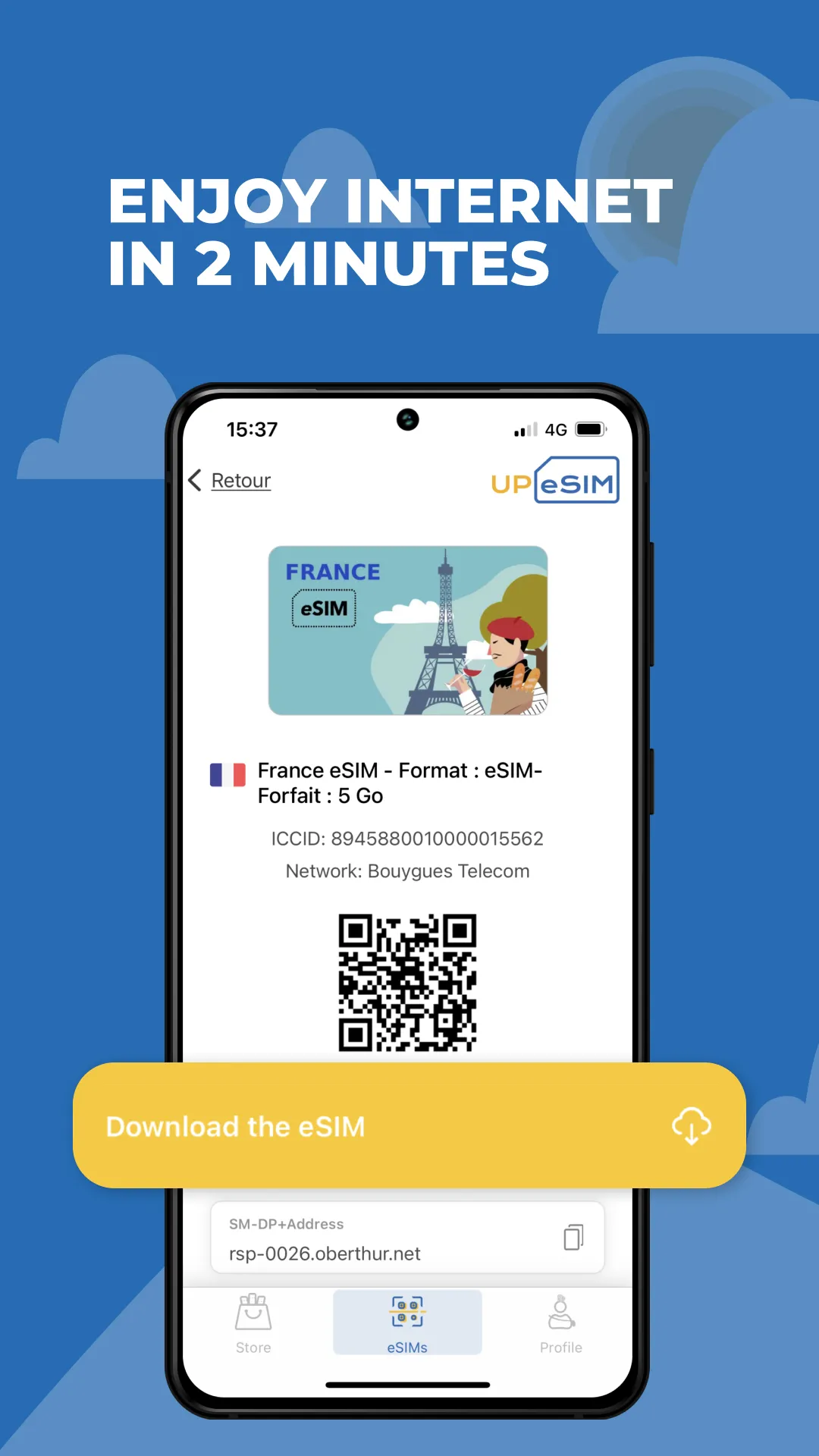 UPeSIM: eSIM Travel & Internet | Indus Appstore | Screenshot