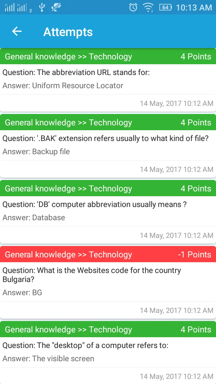 Online exam Question & Answer | Indus Appstore | Screenshot