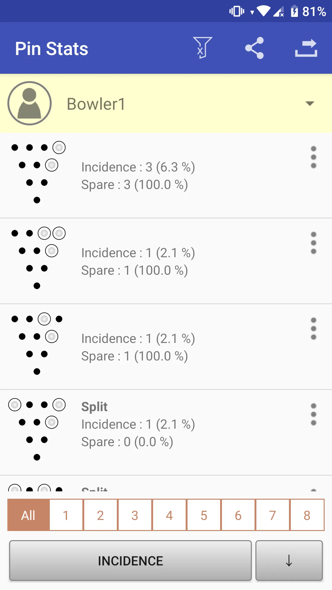 Duckpin / candlepin scoreboard | Indus Appstore | Screenshot