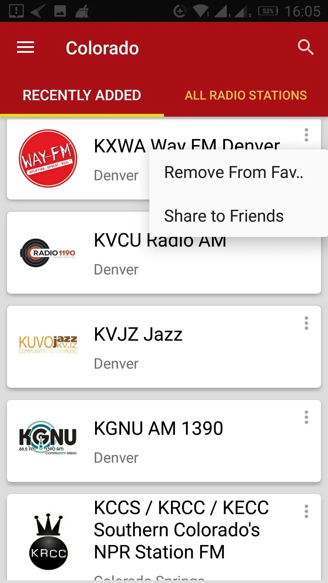 Colorado Radio Stations - USA | Indus Appstore | Screenshot