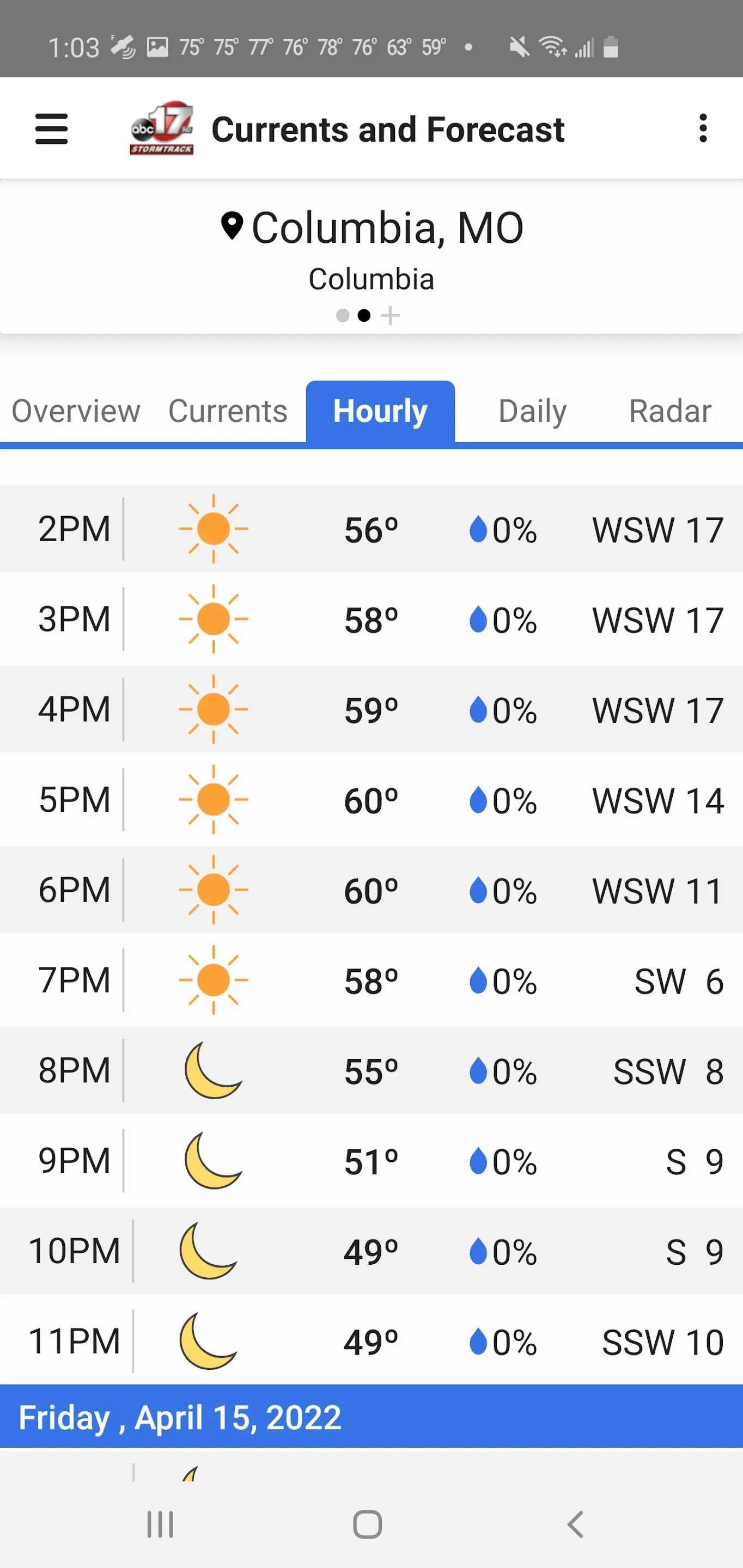 ABC 17 Stormtrack Weather App | Indus Appstore | Screenshot