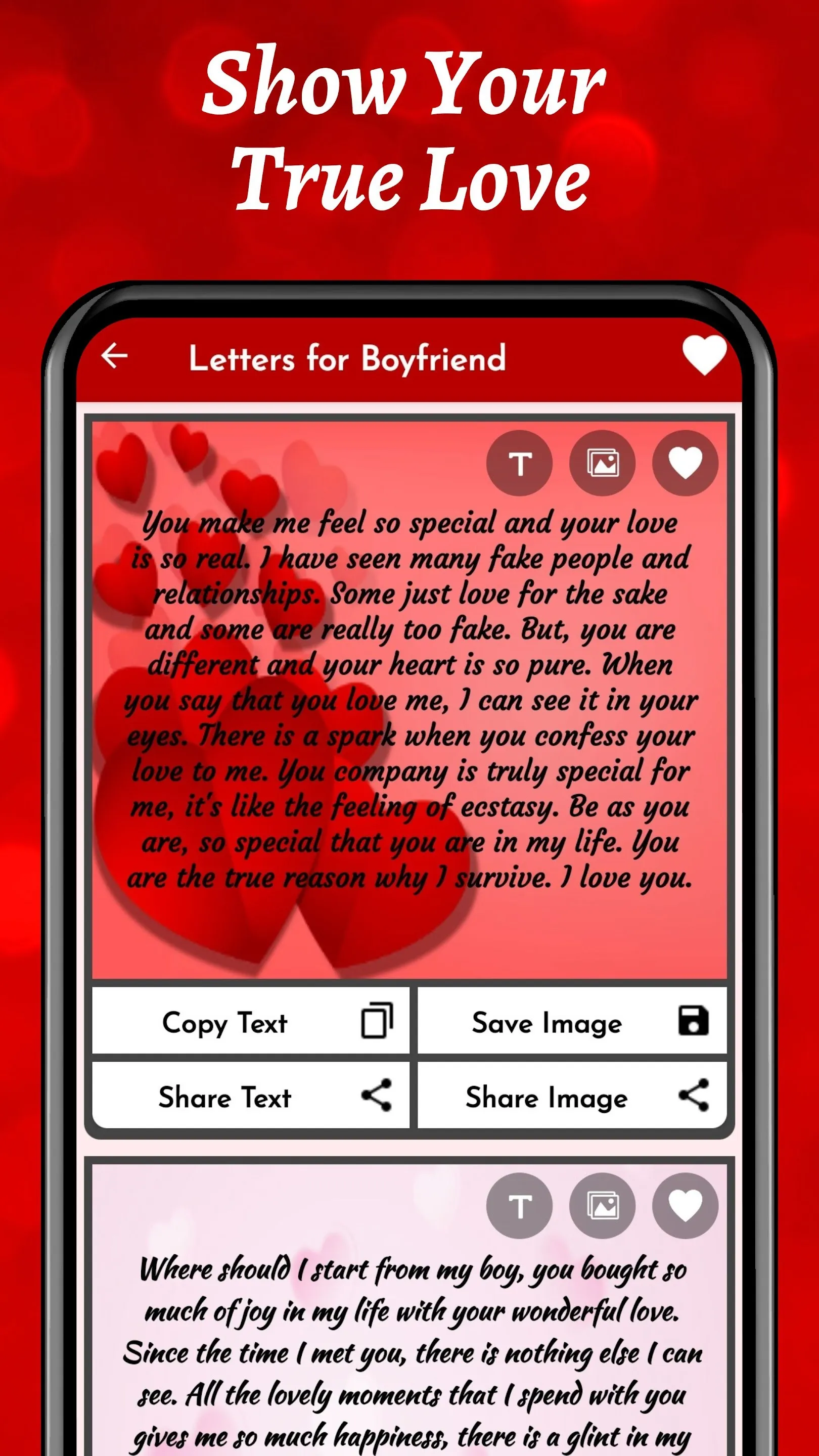 Love Letters & Love Messages | Indus Appstore | Screenshot