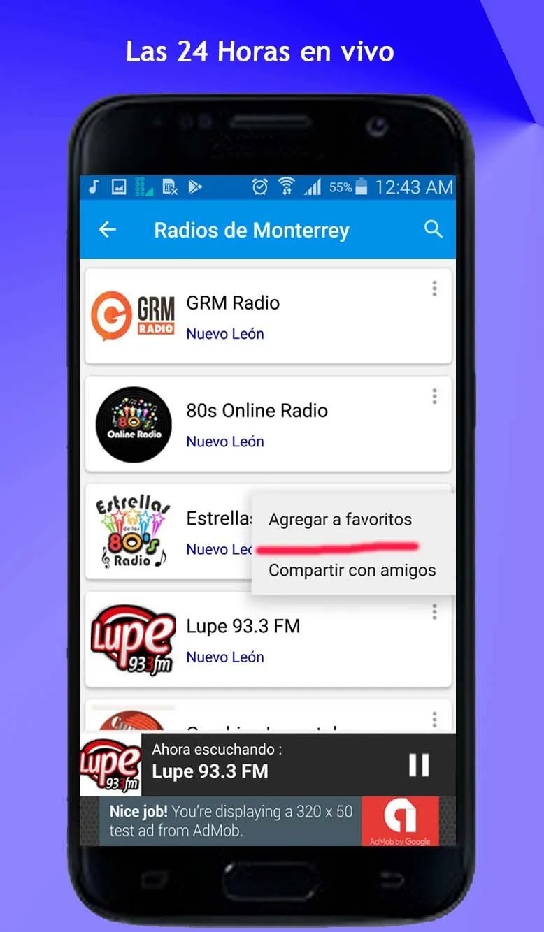 Radios de Monterrey | Indus Appstore | Screenshot