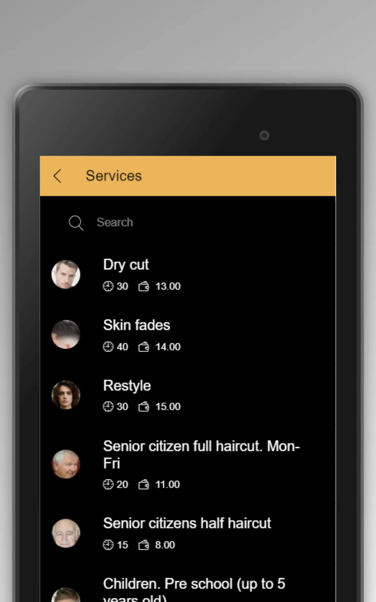 DAVES BARBERS APPOINTMENTS | Indus Appstore | Screenshot