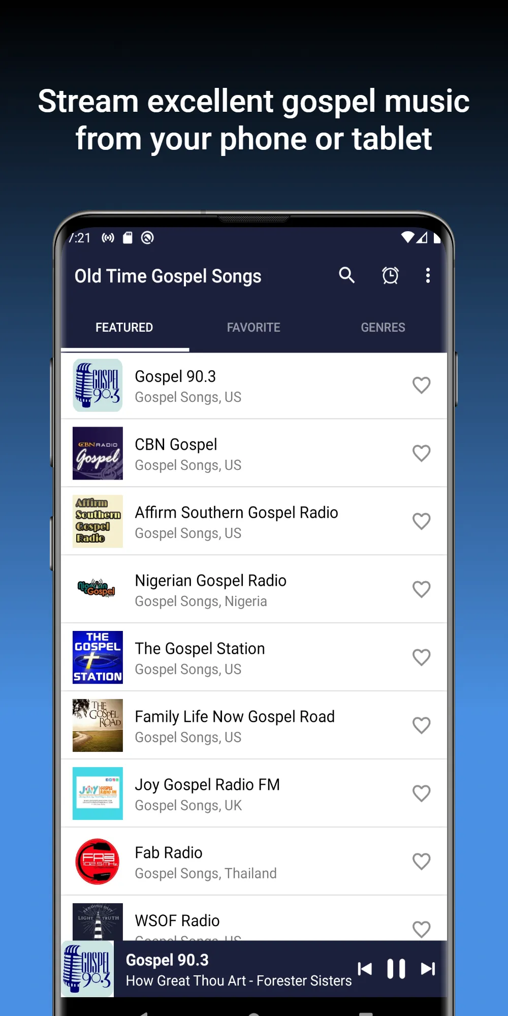 Old Time Gospel Songs 2024 | Indus Appstore | Screenshot