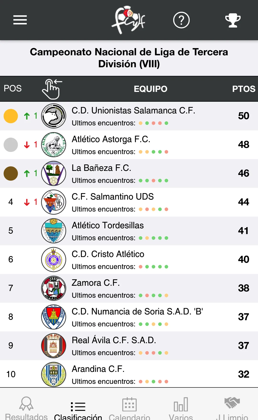 FCYLF Fútbol | Indus Appstore | Screenshot