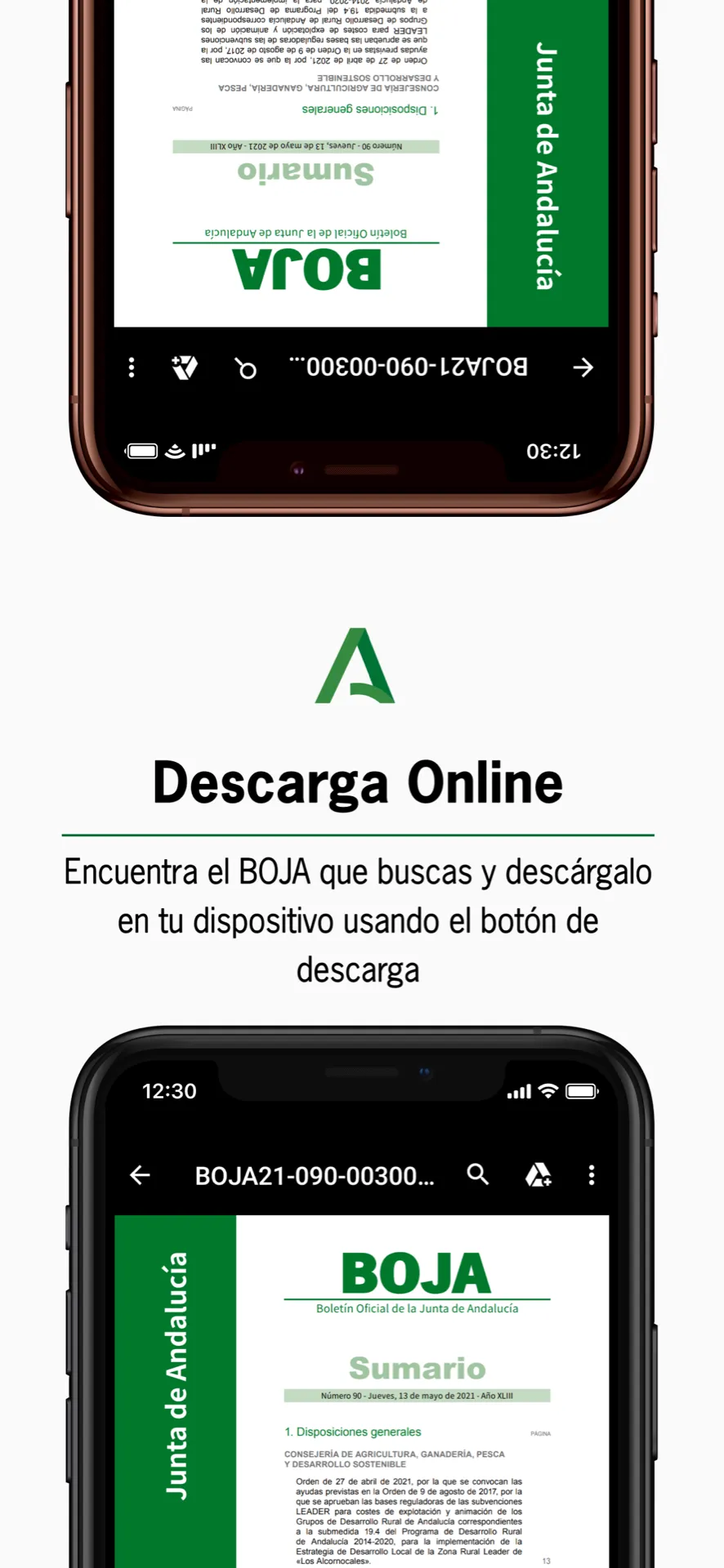 BOJA Boletín Oficial Andalucía | Indus Appstore | Screenshot