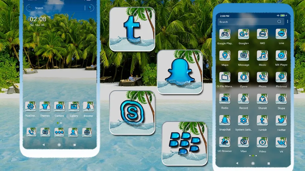 Beach Holiday Theme | Indus Appstore | Screenshot