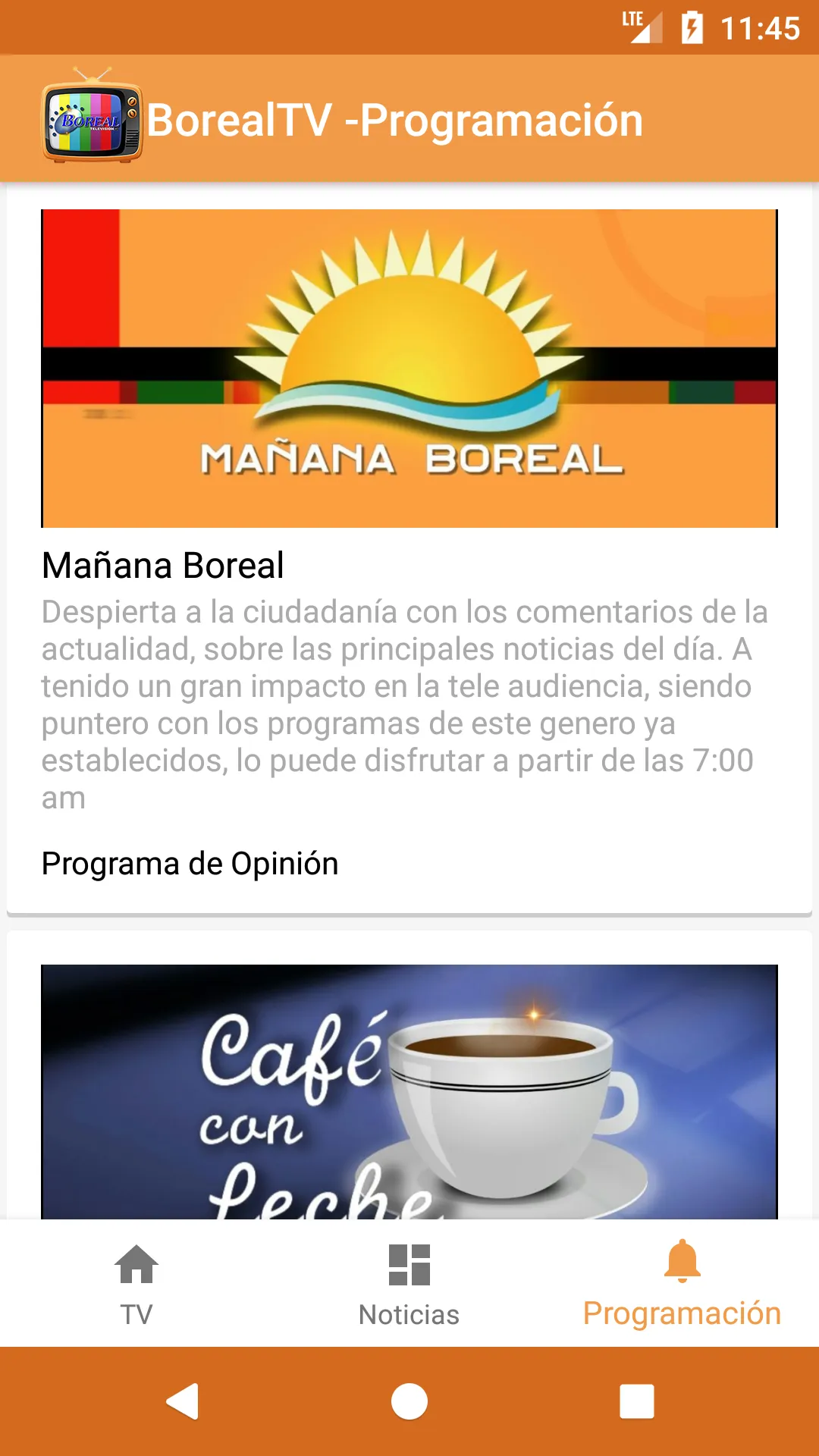 Boreal Television | Indus Appstore | Screenshot