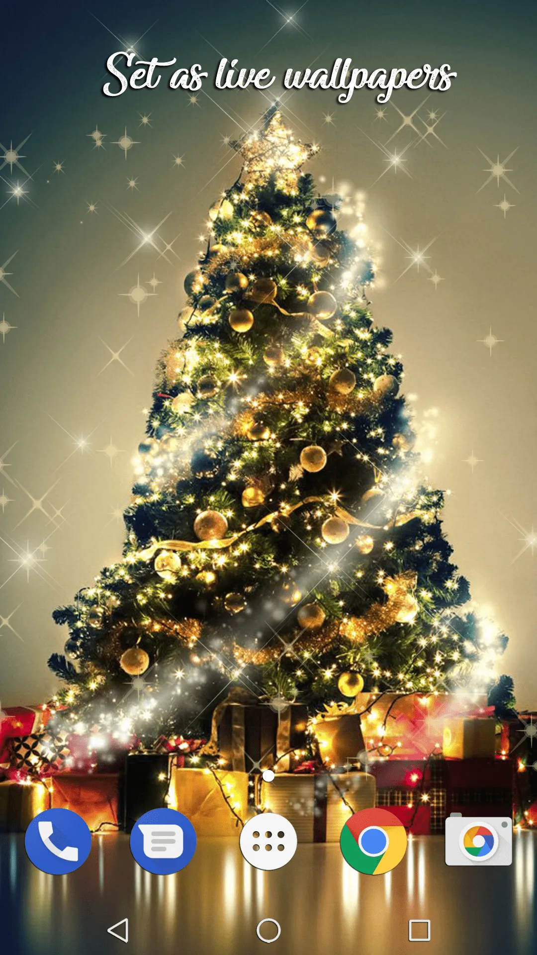 Christmas Tree Live Wallpaper | Indus Appstore | Screenshot