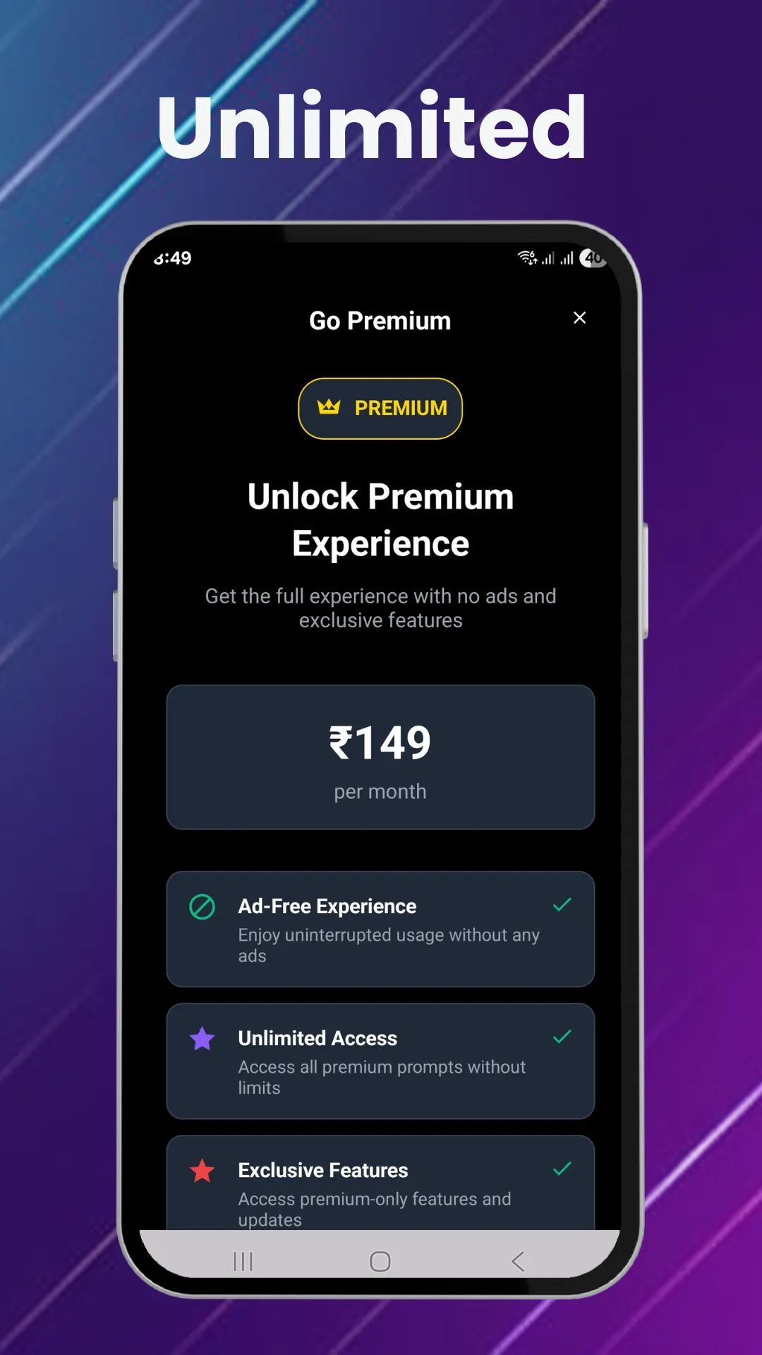 NovaPrompt | Indus Appstore | Screenshot