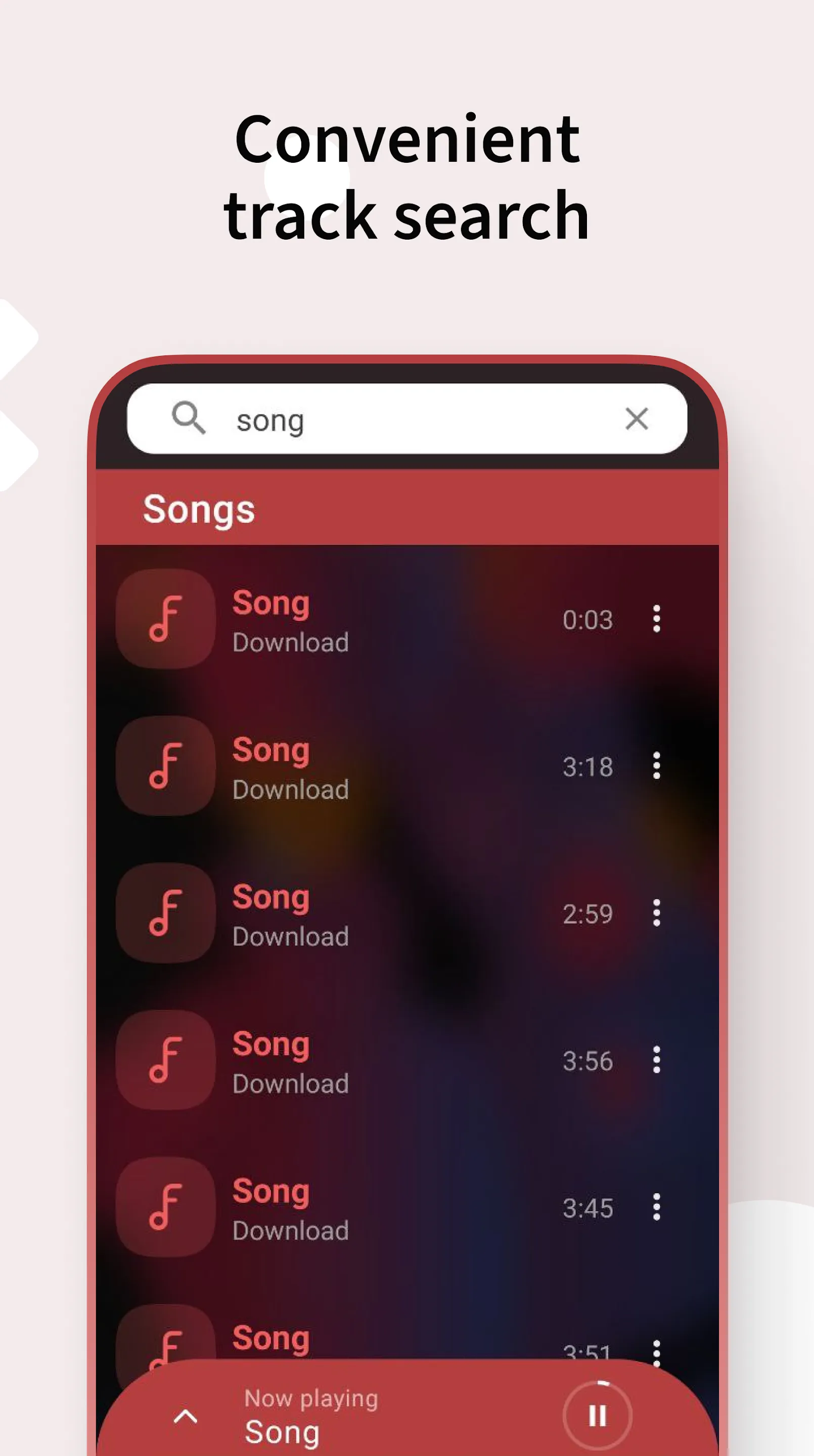 Frolomuse: MP3 Music Player | Indus Appstore | Screenshot