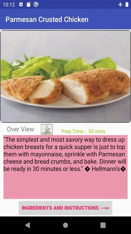 chicken n 30 mint: easy recipe | Indus Appstore | Screenshot