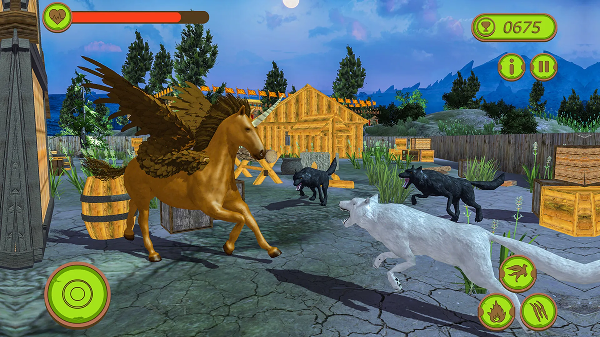 Flying Unicorn Horse Game | Indus Appstore | Screenshot