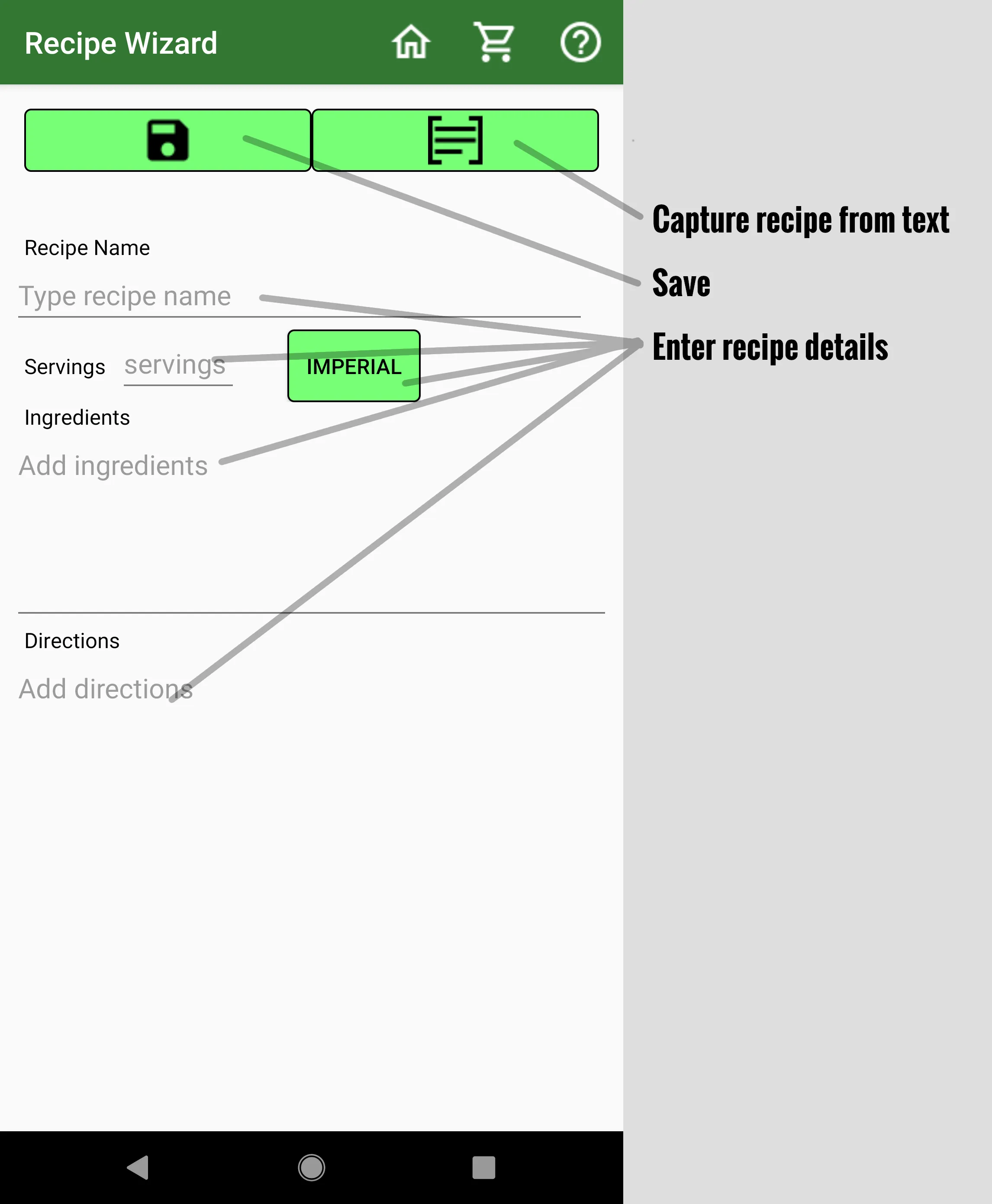 Recipe Wizard | Indus Appstore | Screenshot