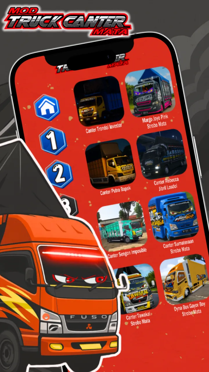 Bussid Truck Canter Mata | Indus Appstore | Screenshot