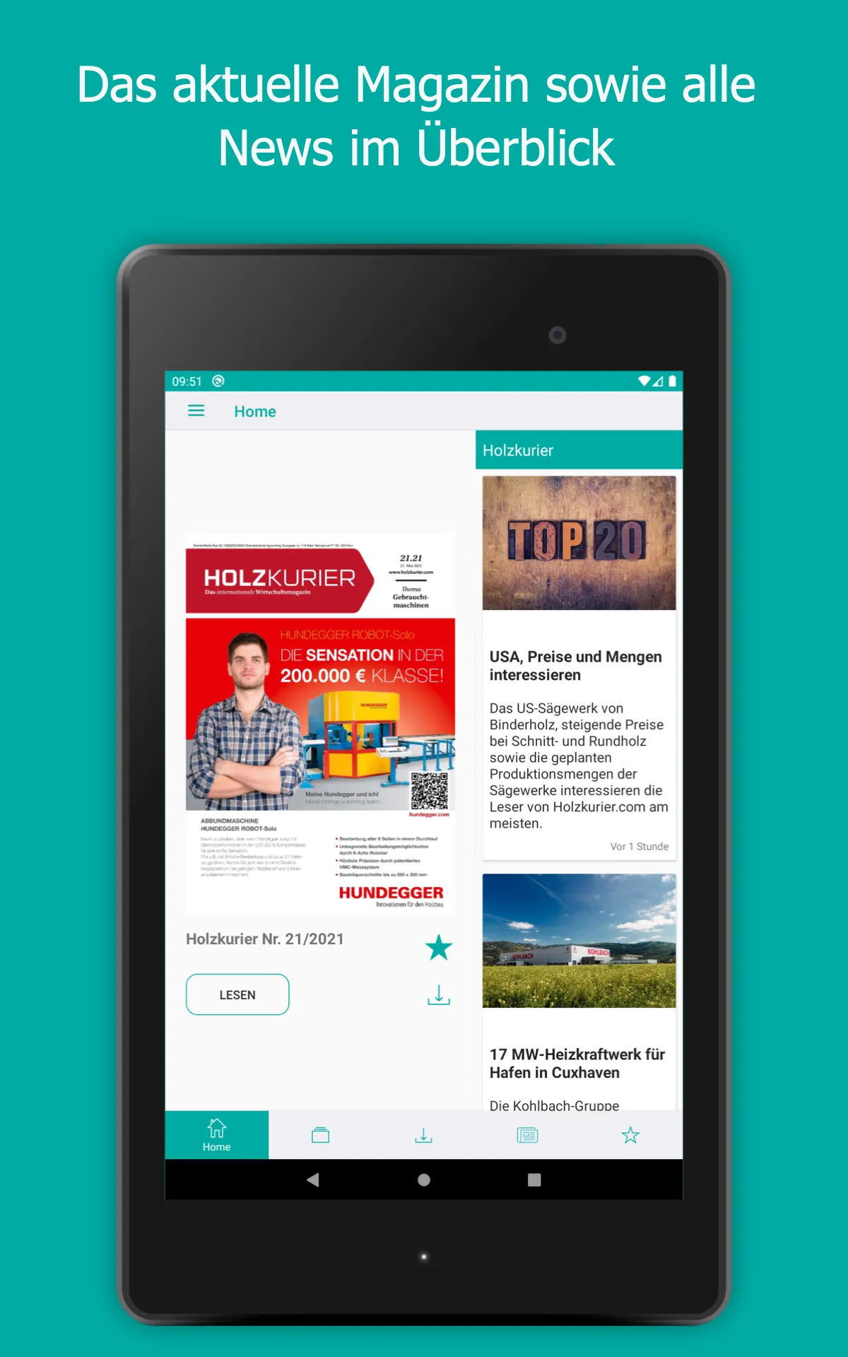 Holzkurier | Indus Appstore | Screenshot