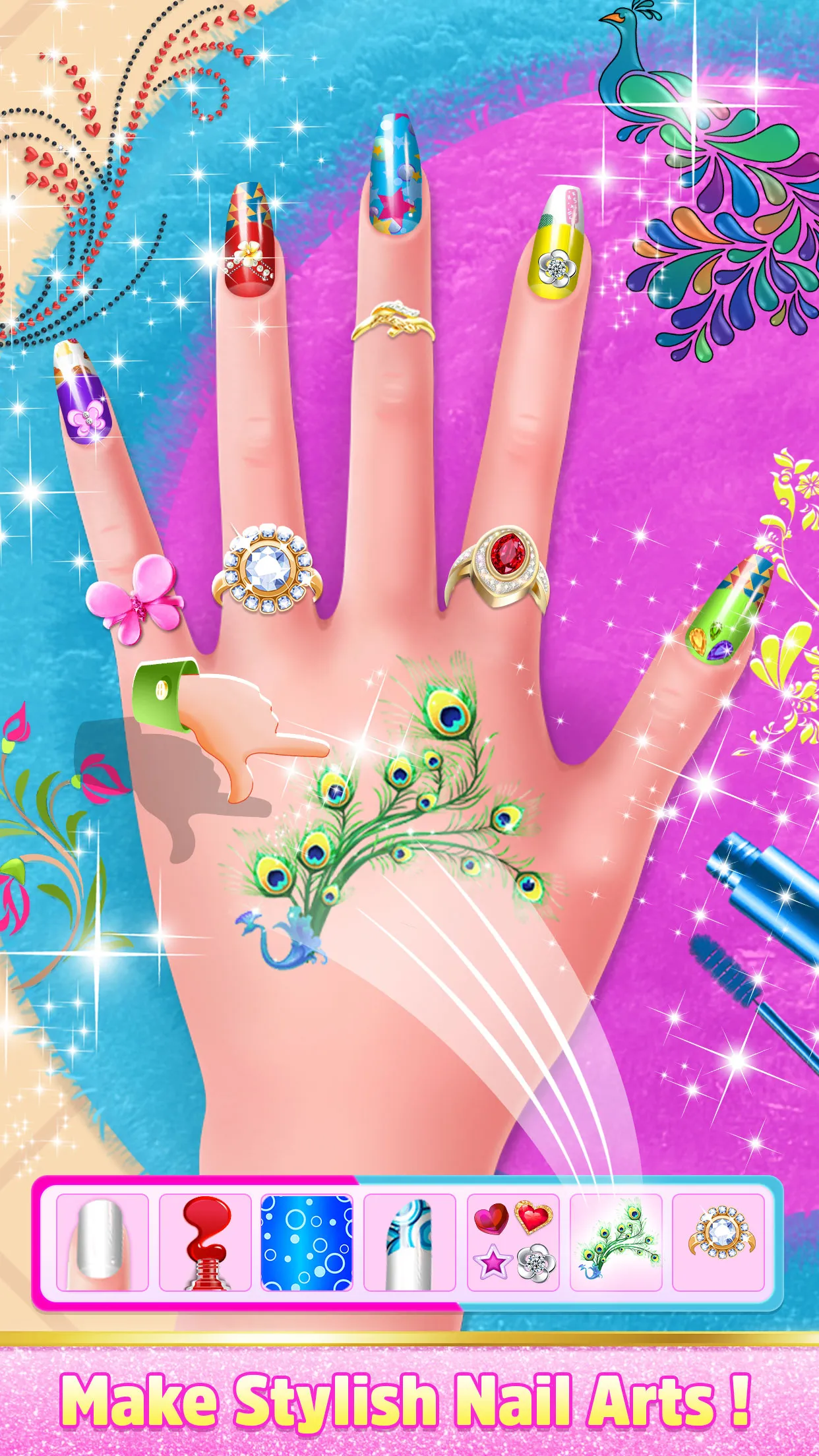 Girls Nail Art & Fashion Salon | Indus Appstore | Screenshot