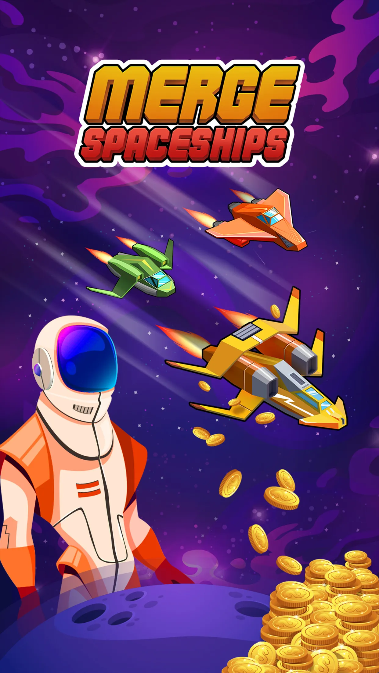 Merge Spaceships - Idle Space | Indus Appstore | Screenshot