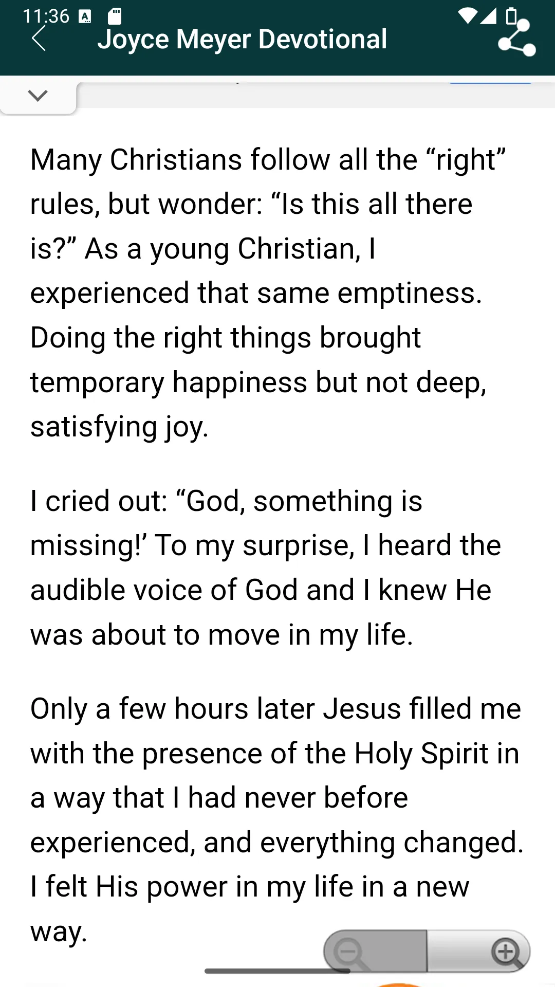 Daily Devotional - Joyce Meyer | Indus Appstore | Screenshot