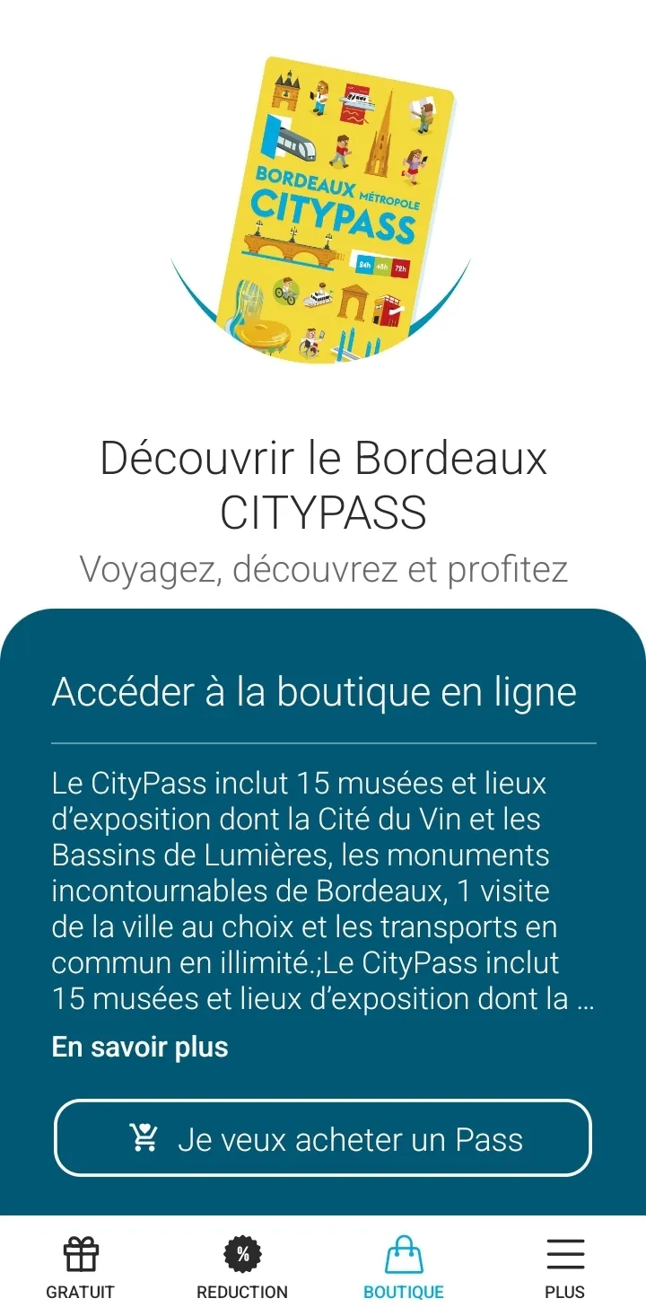 Bordeaux City Pass | Indus Appstore | Screenshot