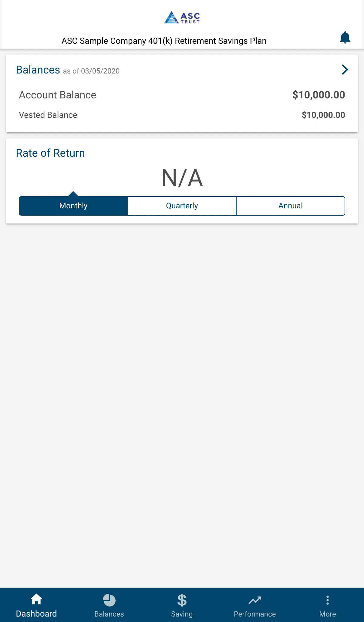 ASC Trust - Retirement Plan | Indus Appstore | Screenshot