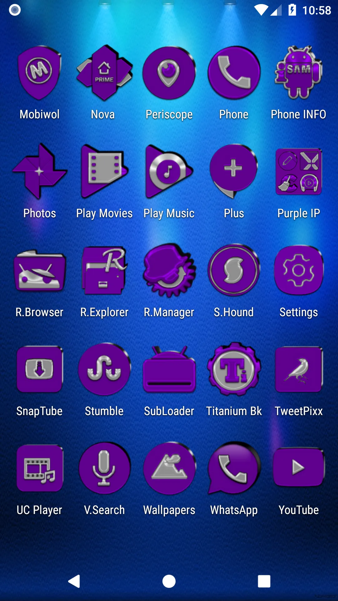 Purple Icon Pack | Indus Appstore | Screenshot