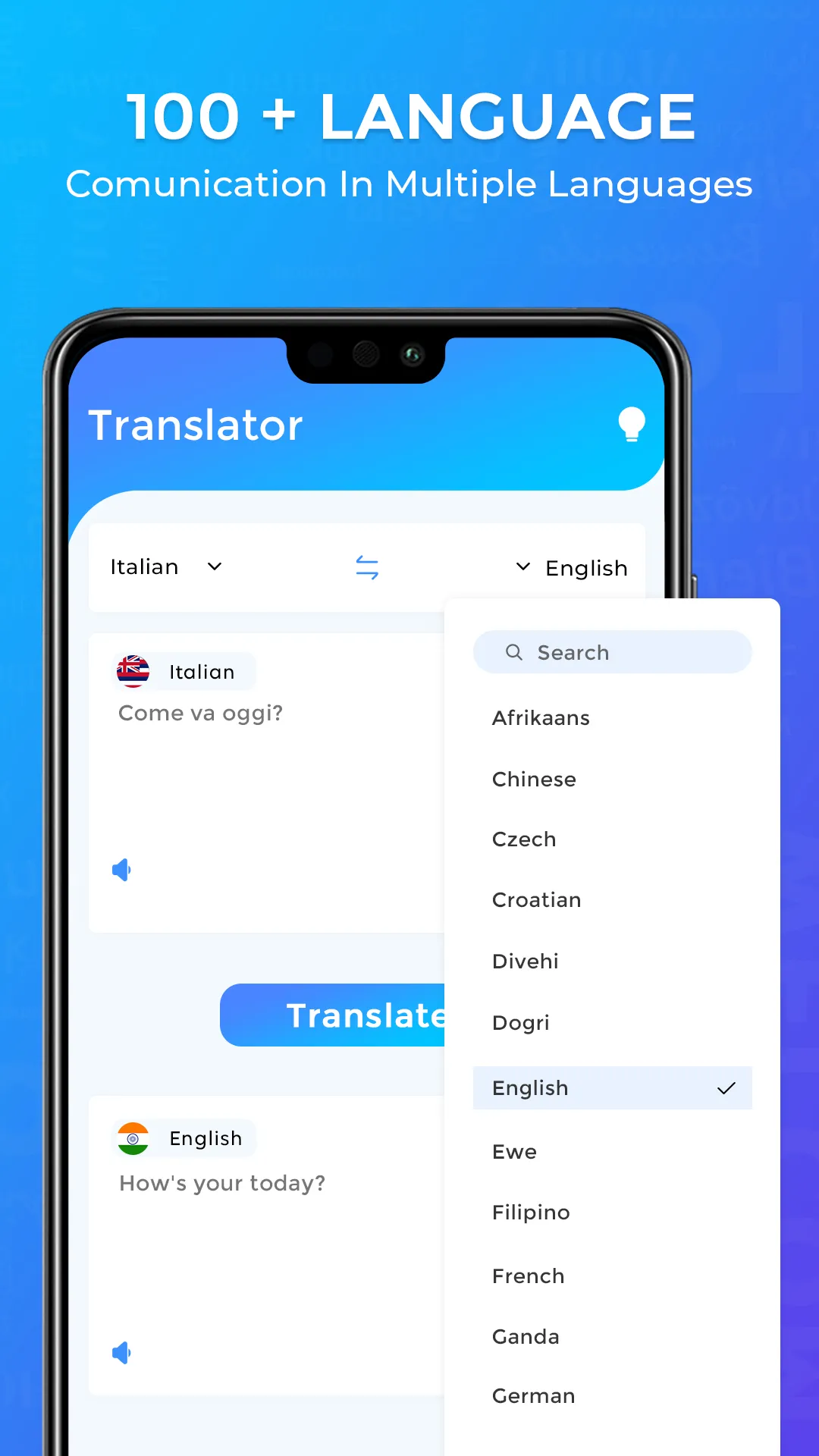 Translate: Language Translator | Indus Appstore | Screenshot