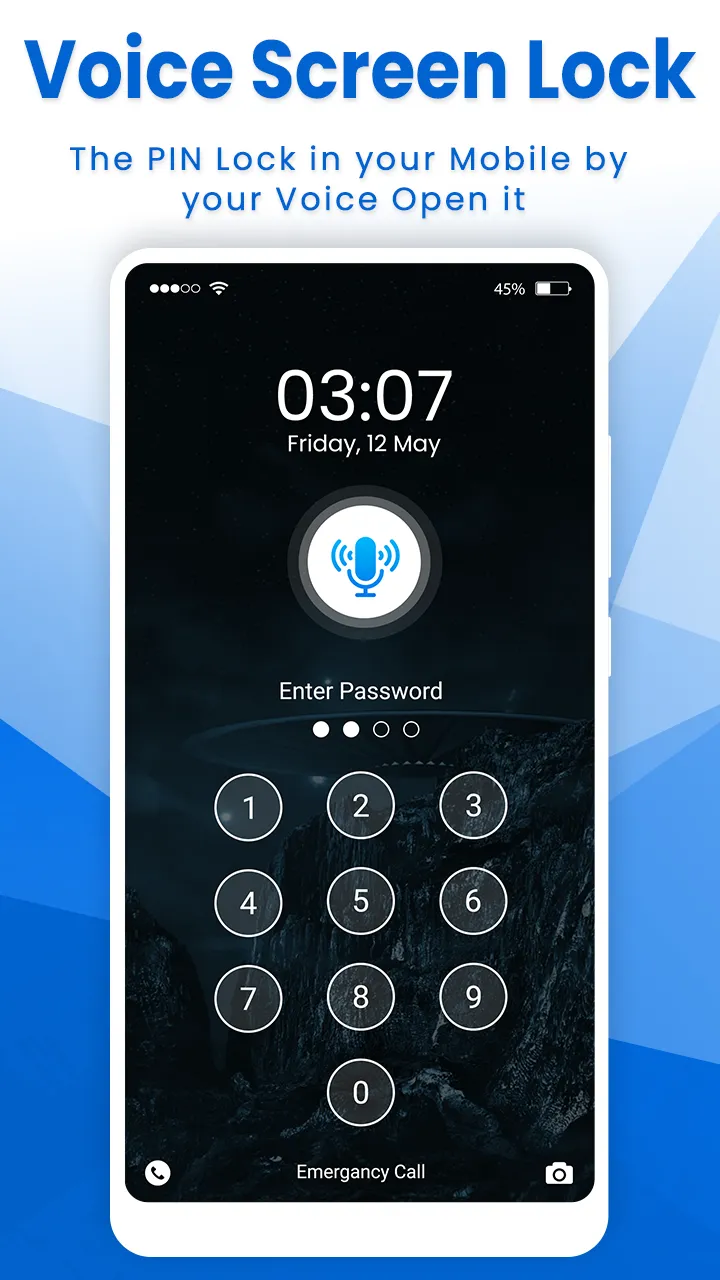 Voice Screen Lock | Indus Appstore | Screenshot