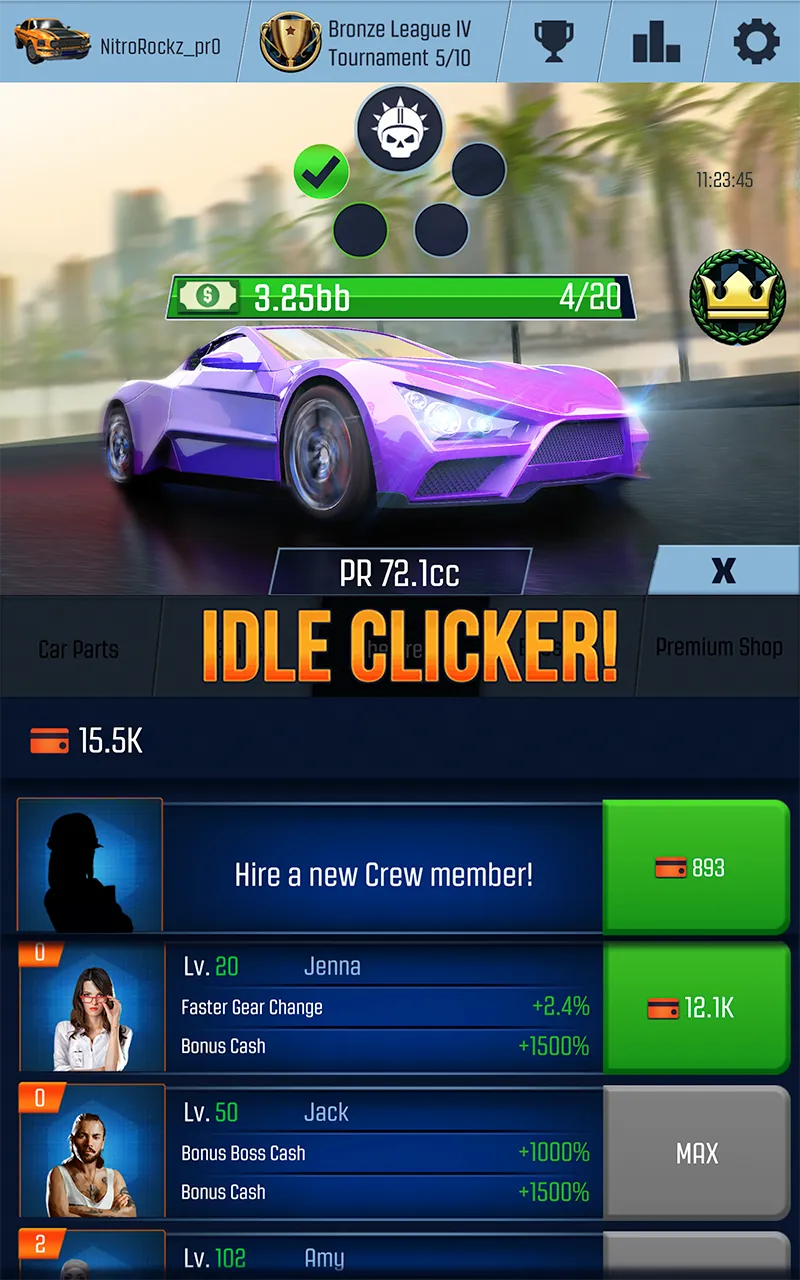 Idle Racing GO: Clicker Tycoon | Indus Appstore | Screenshot