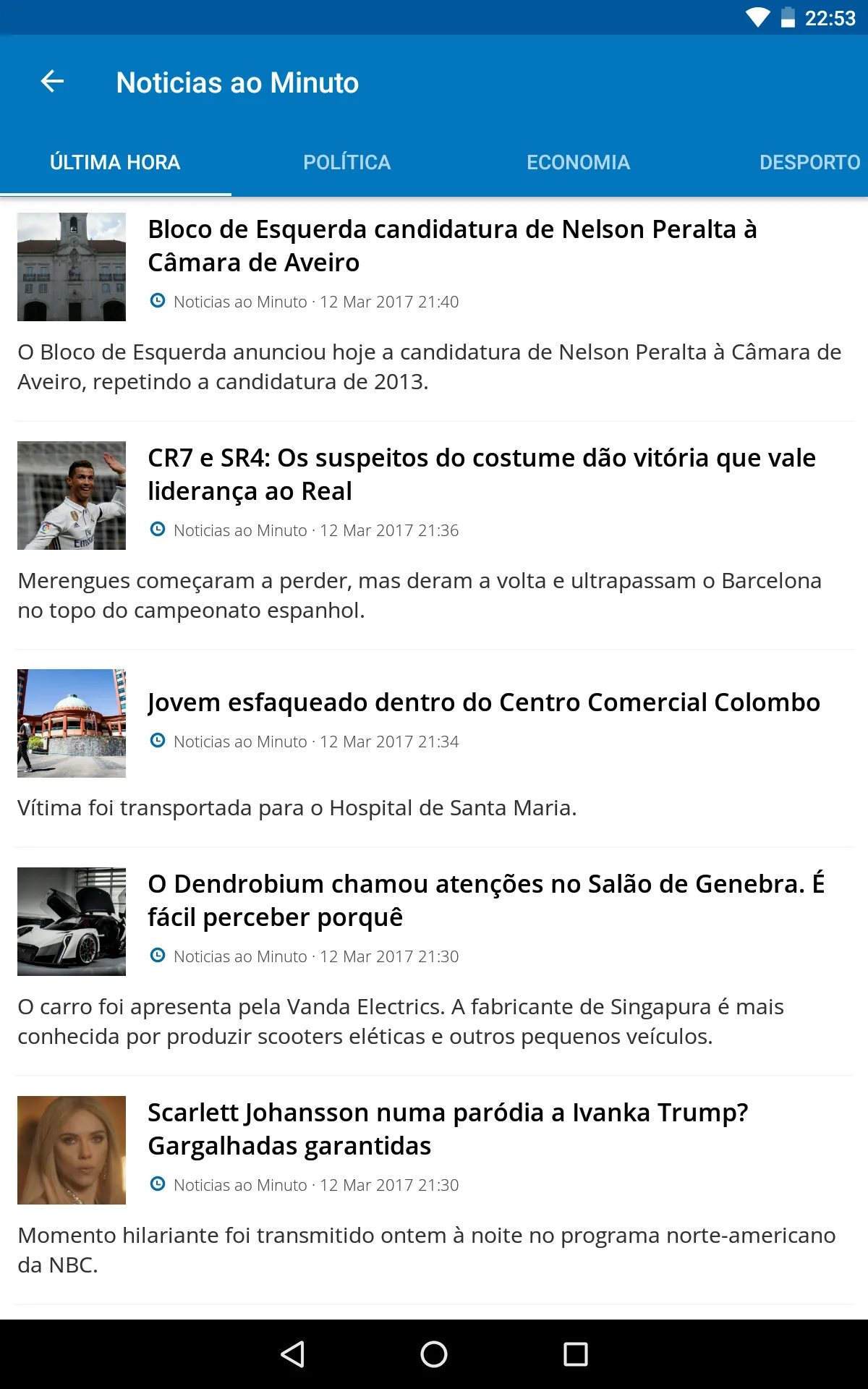 Portugal News | Indus Appstore | Screenshot