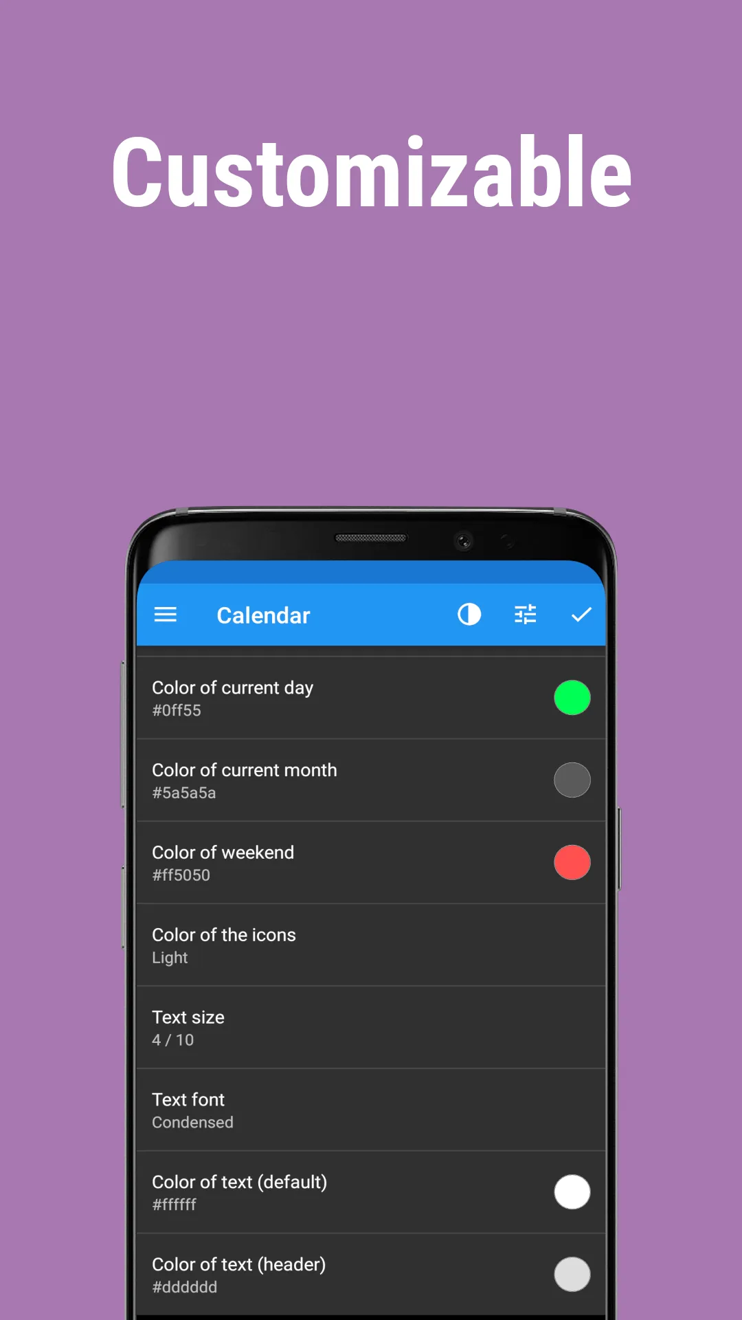 Calendar Widget: Month/Agenda | Indus Appstore | Screenshot