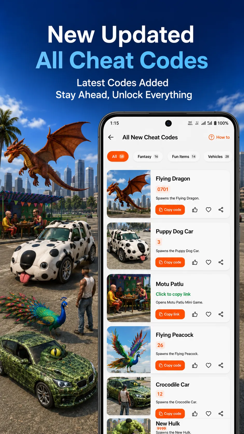 CheatX : Indian Bike 3D Cheats | Indus Appstore | Screenshot