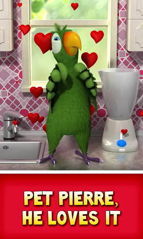 Talking Pierre the Parrot | Indus Appstore | Screenshot