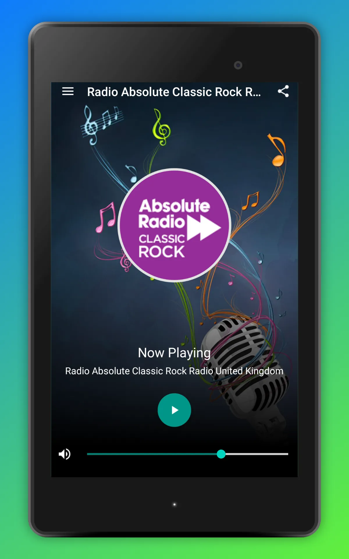 Absolute Classic Rock Radio | Indus Appstore | Screenshot